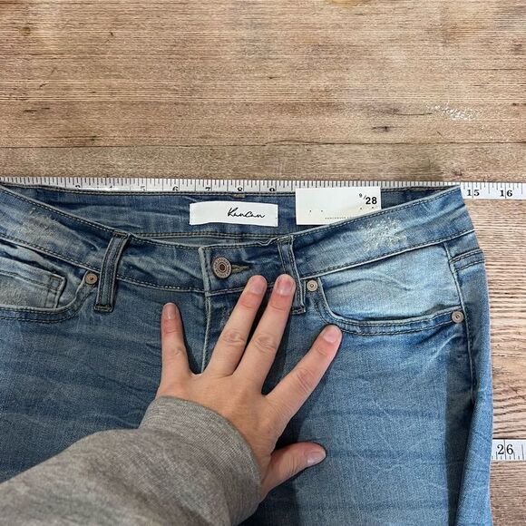 NWT Kancan Signature Mid Rise Ankle Skinny‎ Crop Jean Size 9 28” - Picture 6 of 8